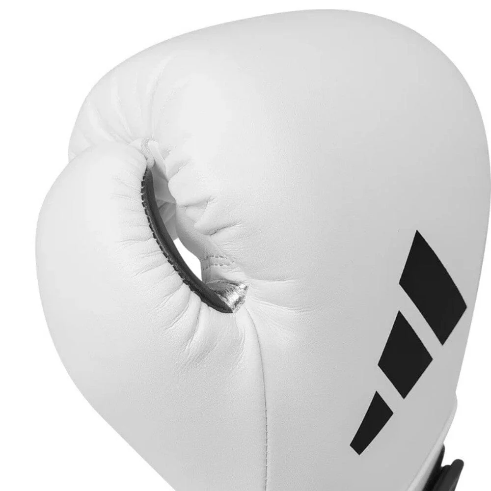 Adidas Adispeed 501 Pro Boxing Gloves White/Black - Image 8