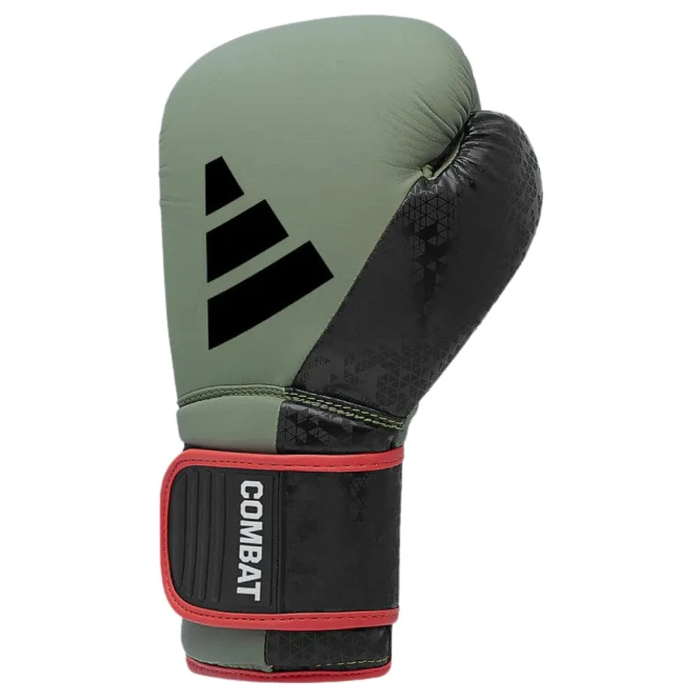 Adidas Combat 50 Boxing Gloves Orbit Green - Image 3