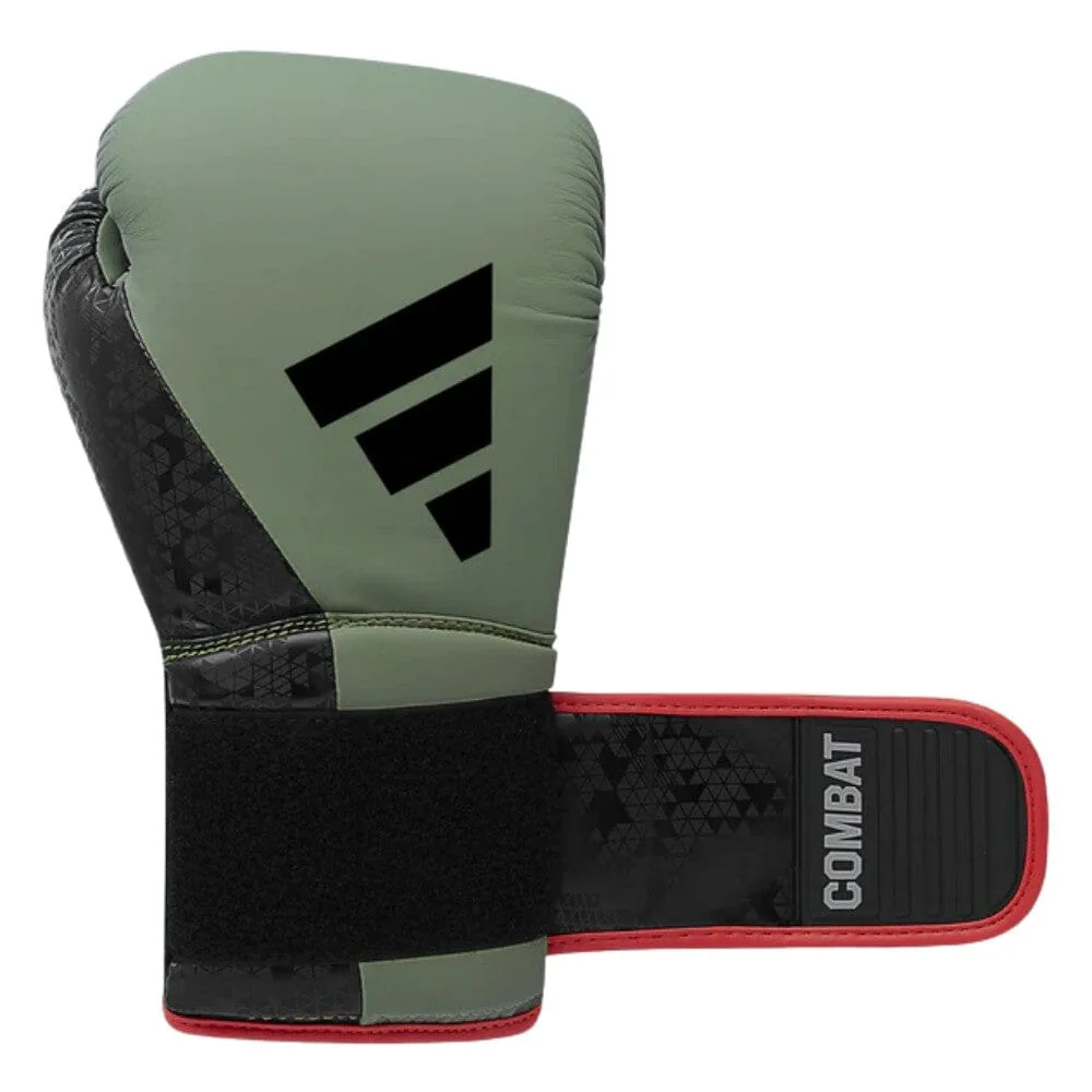 Adidas Combat 50 Boxing Gloves Orbit Green - Image 4
