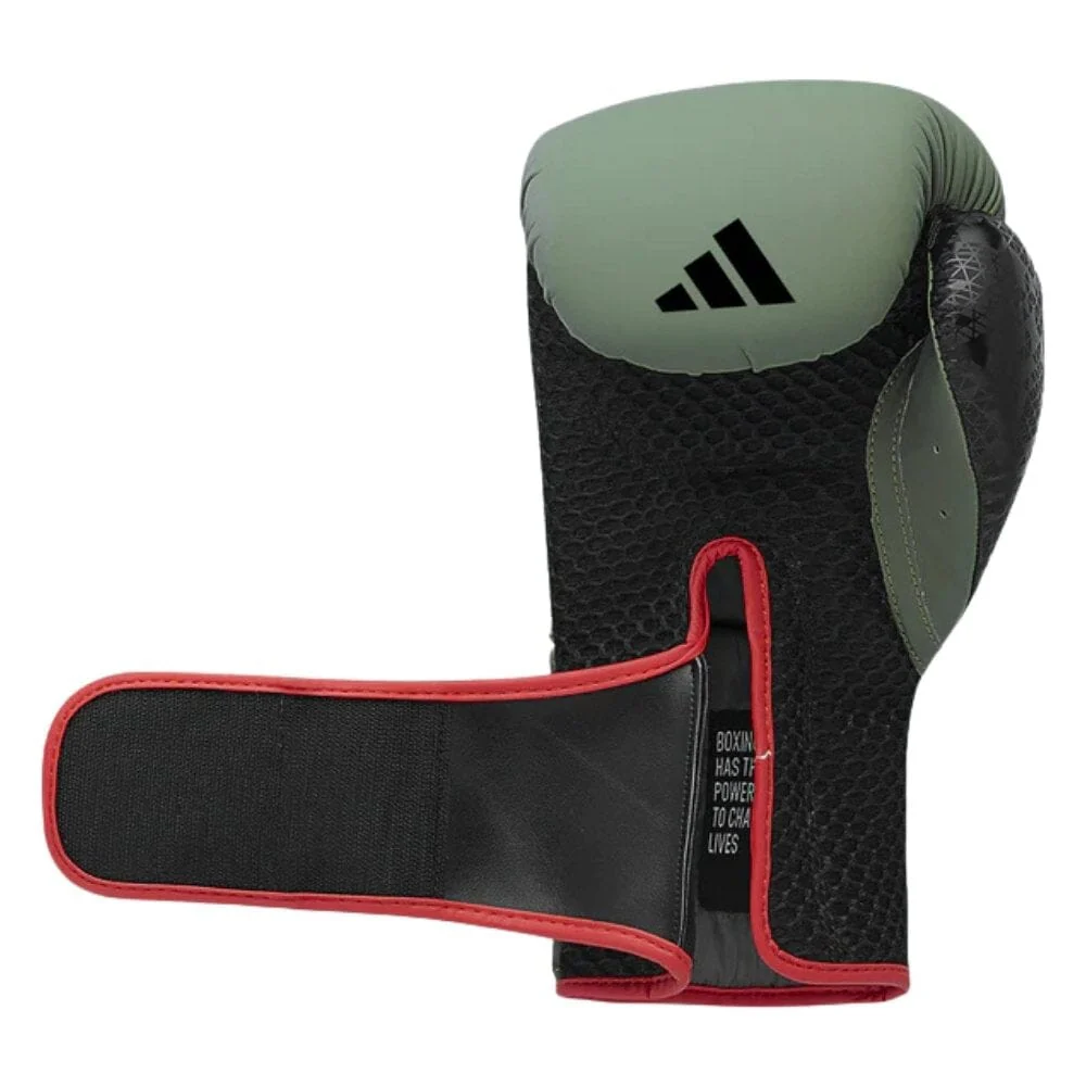 Adidas Combat 50 Boxing Gloves Orbit Green - Image 5