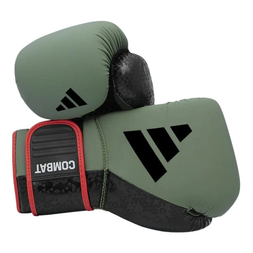 Adidas Combat 50 Boxing Gloves Orbit Green - Image 9