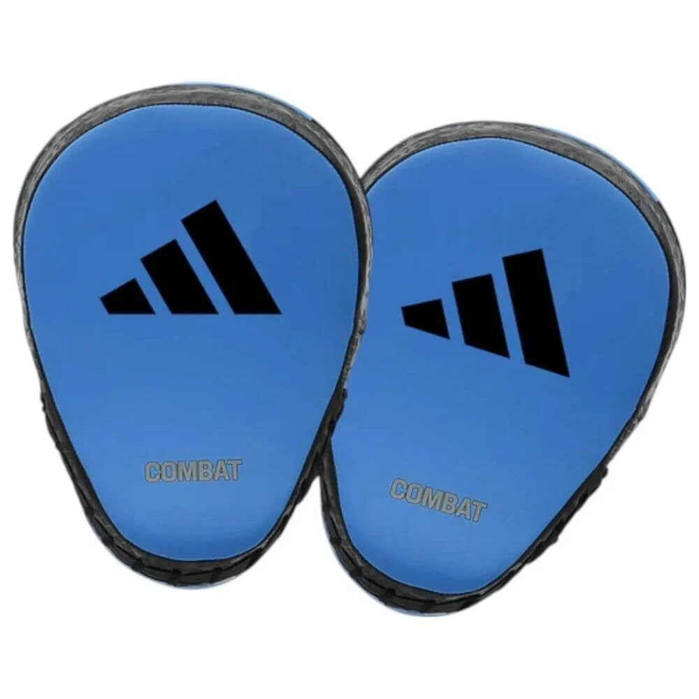 Adidas Combat 50 Focus Mitts Blue - Image 4