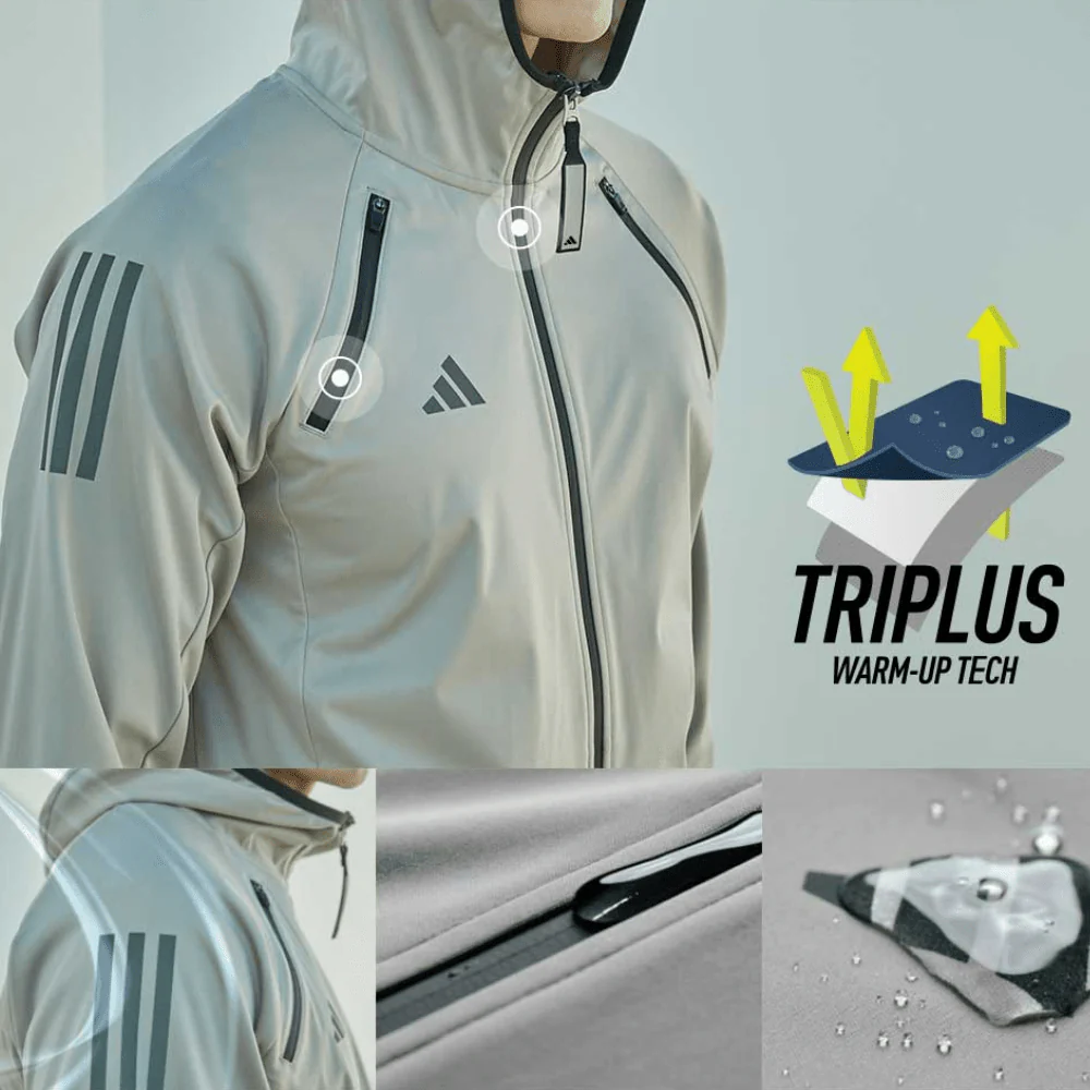 adidas Hydro Performance Sauna Suit 3.0 Grey - Image 6
