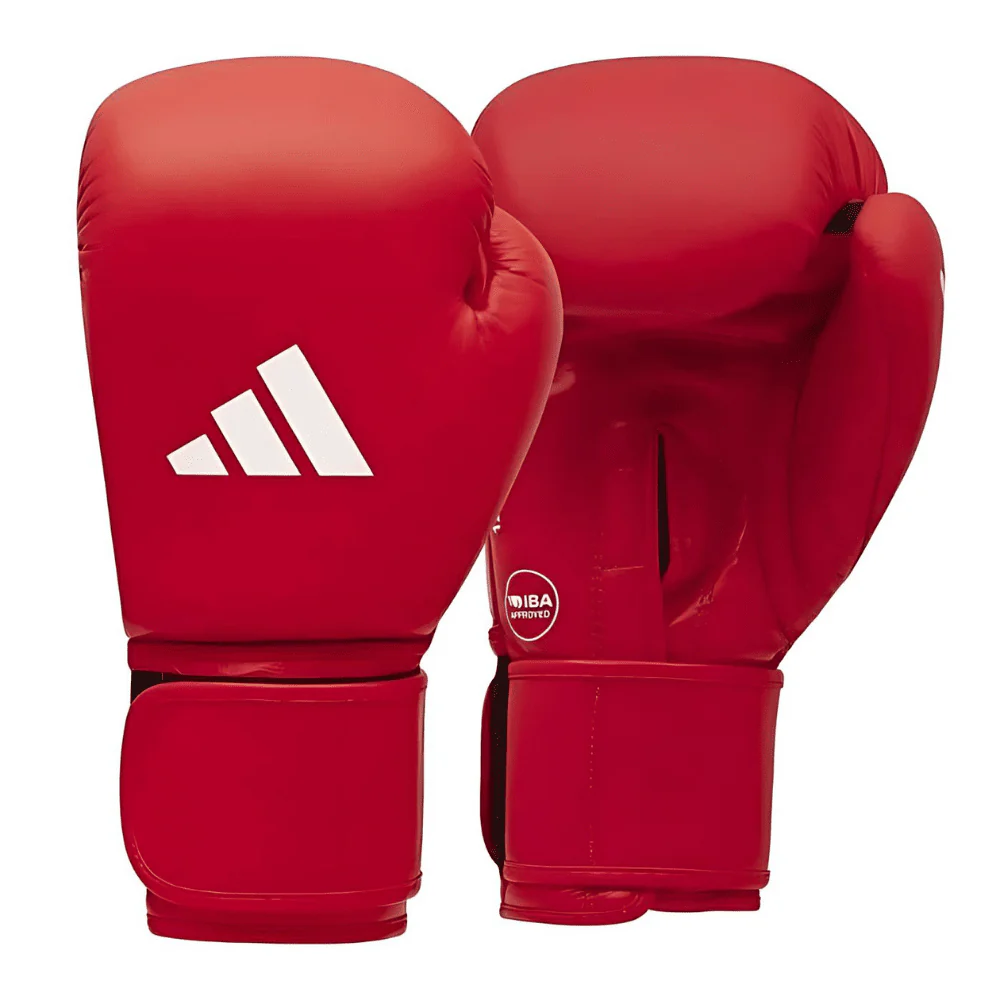 adidas IBA Approved Boxing Gloves Red