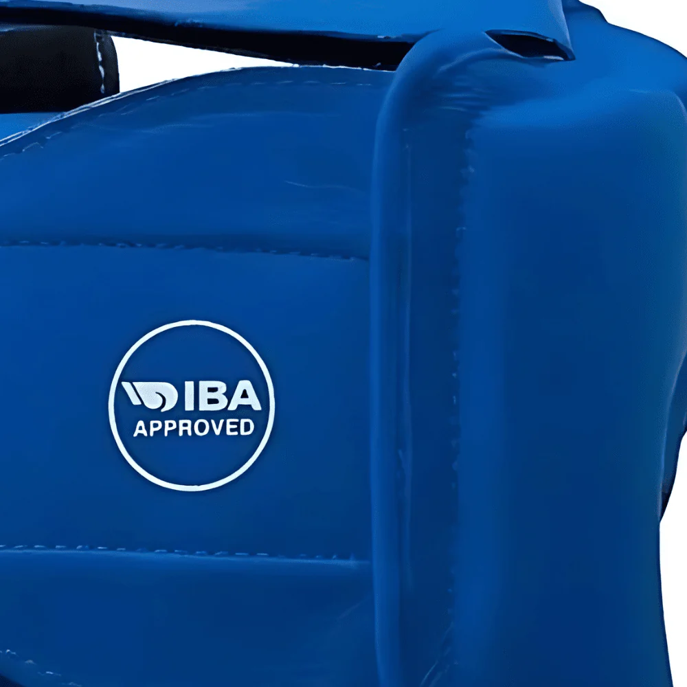 adidas IBA Approved Boxing Head Gear Blue - Image 2