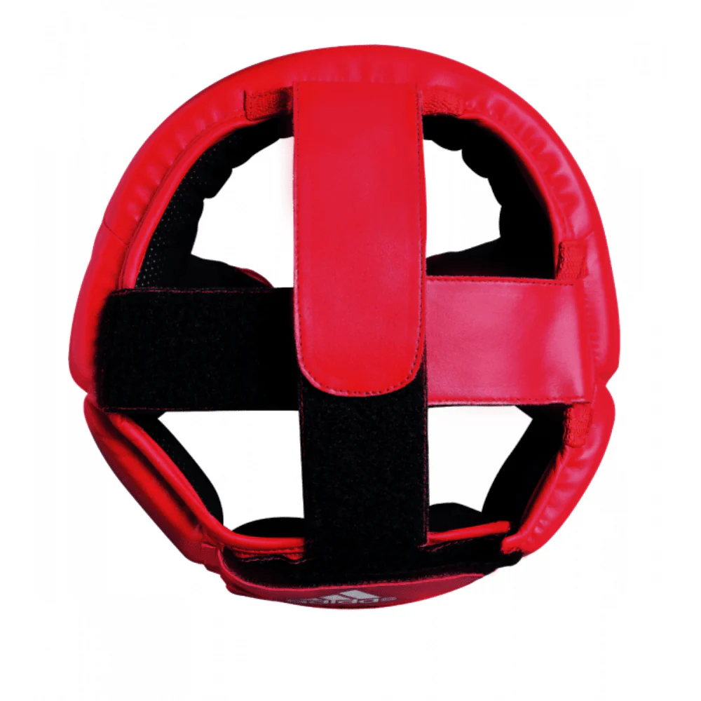adidas IBA Approved Boxing Head Gear Red - Image 2