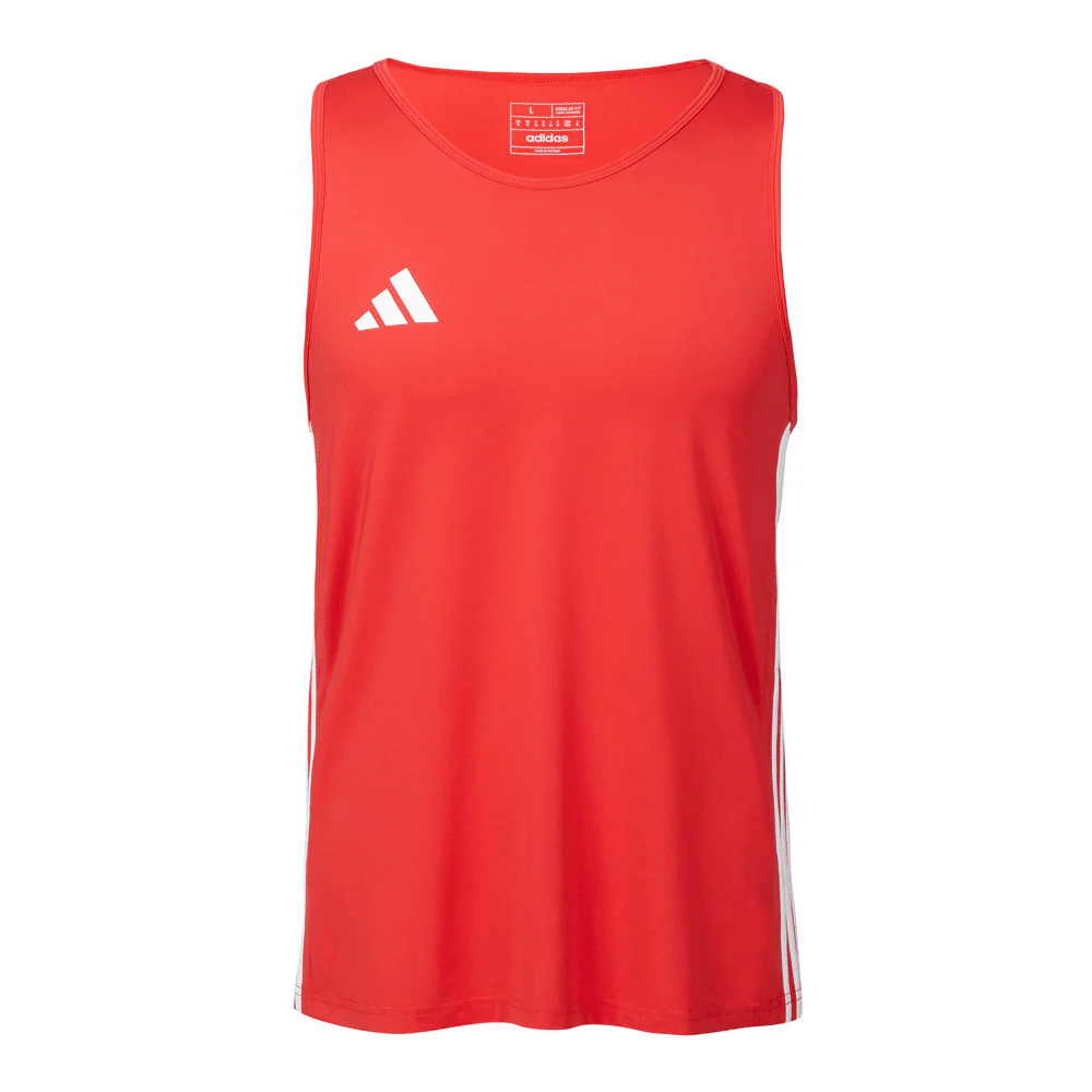 adidas IBA Mens Boxing Singlet Red