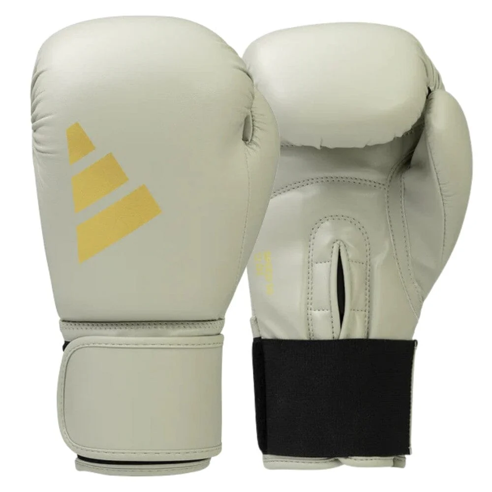 Adidas Speed 50 Gel Boxing Gloves Alumina/Gold