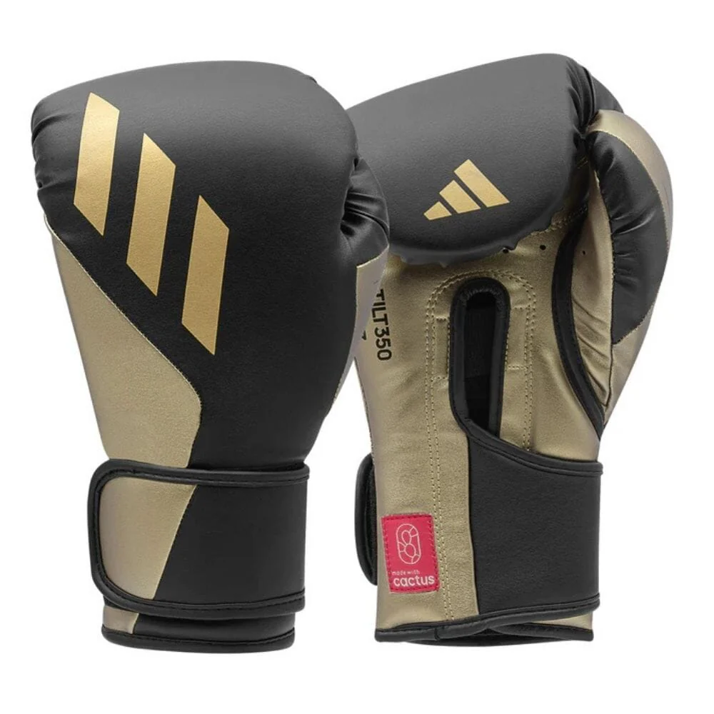 Adidas Speed Tilt 350 Boxing Gloves Black/Gold