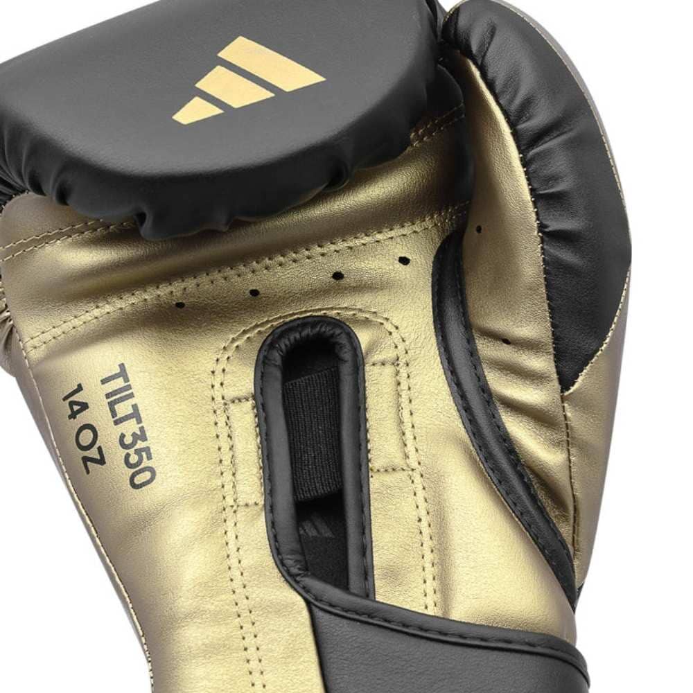 Adidas Speed Tilt 350 Boxing Gloves Black/Gold - Image 5