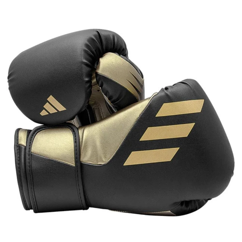 Adidas Speed Tilt 350 Boxing Gloves Black/Gold - Image 8