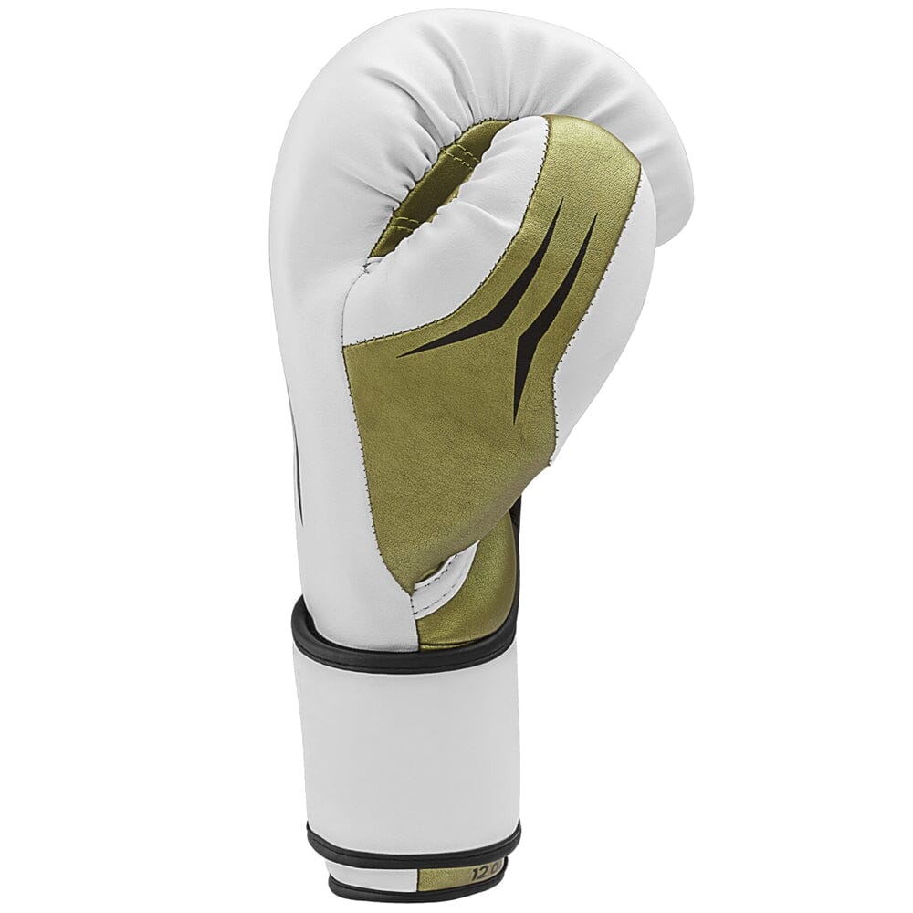 adidas Tilt 350 Pro Training Gloves Hook and Loop White/Gold - Image 2