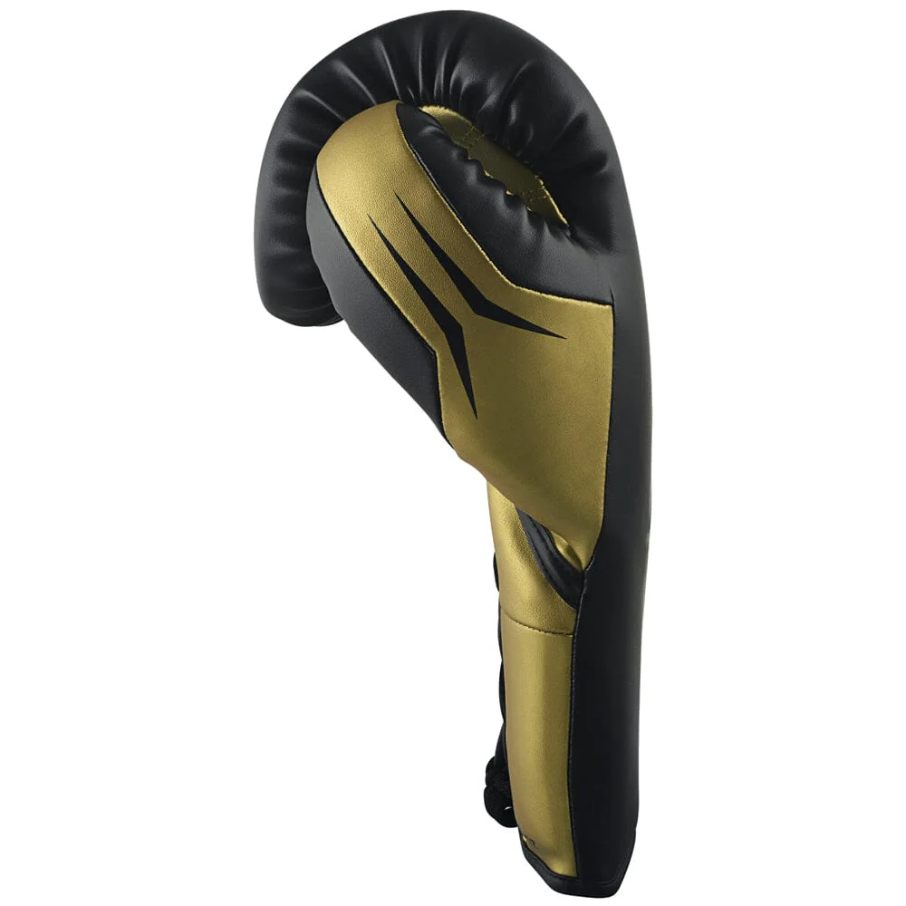 adidas Tilt 350 Pro Training Gloves Lace Up Black/Gold - Image 2