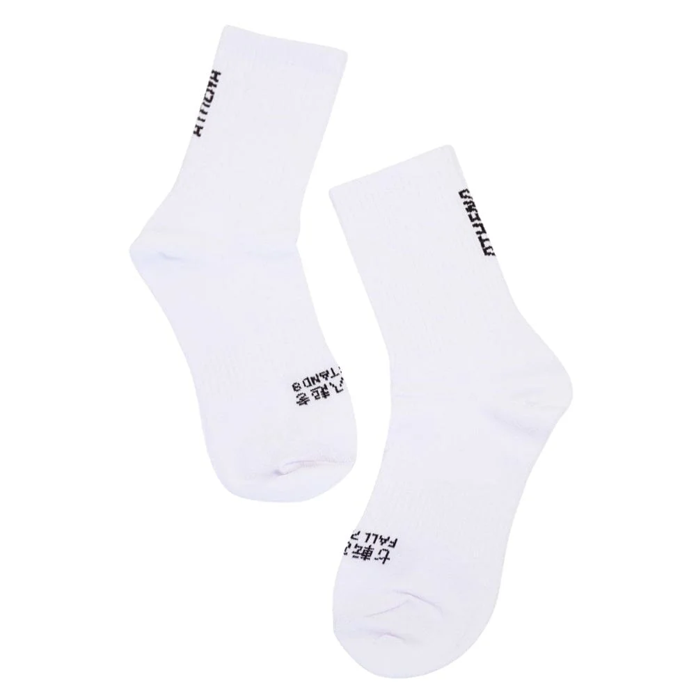 Athena Crew Socks 3 Pack White - Image 2