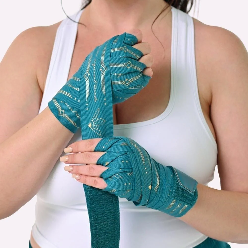 Athena Diana Teal Hand Wraps - Image 3