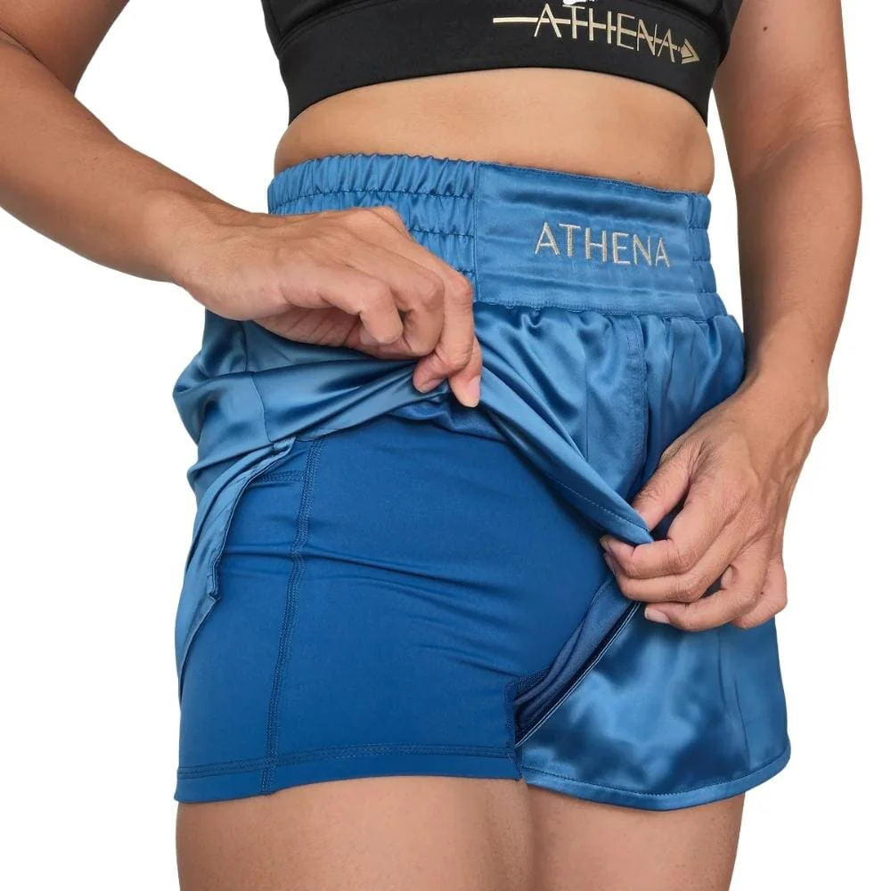 Athena Enyo Muay Thai Shorts Cerulean - Image 3