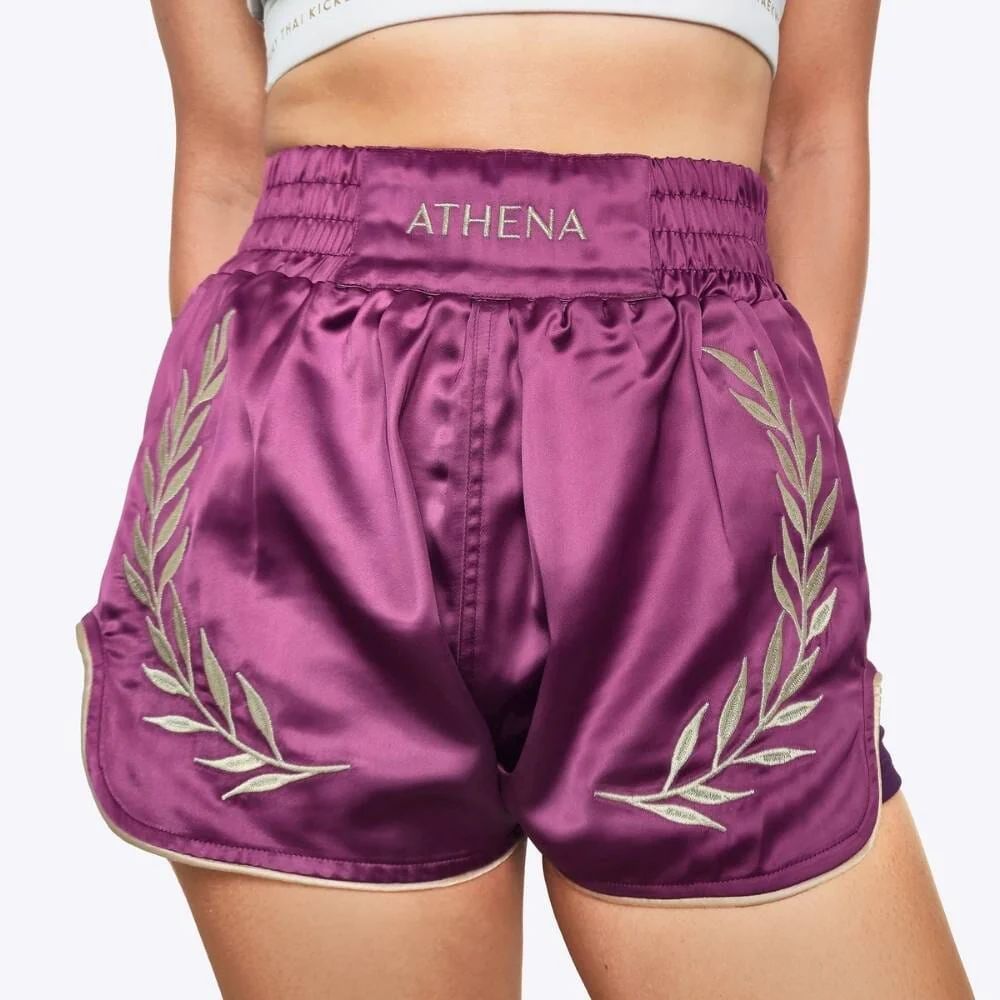 Athena Plum Muay Thai Shorts