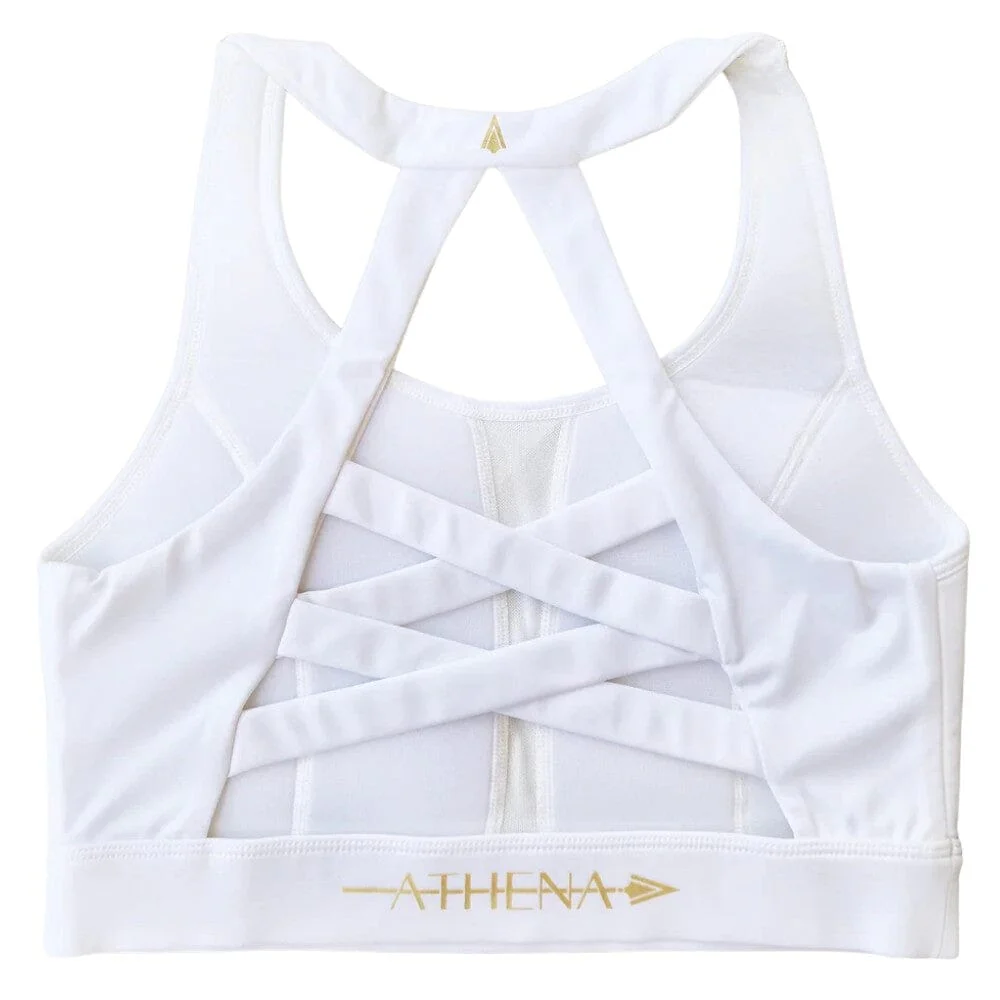 Athena Sports Bra V2 White/Gold - Image 4