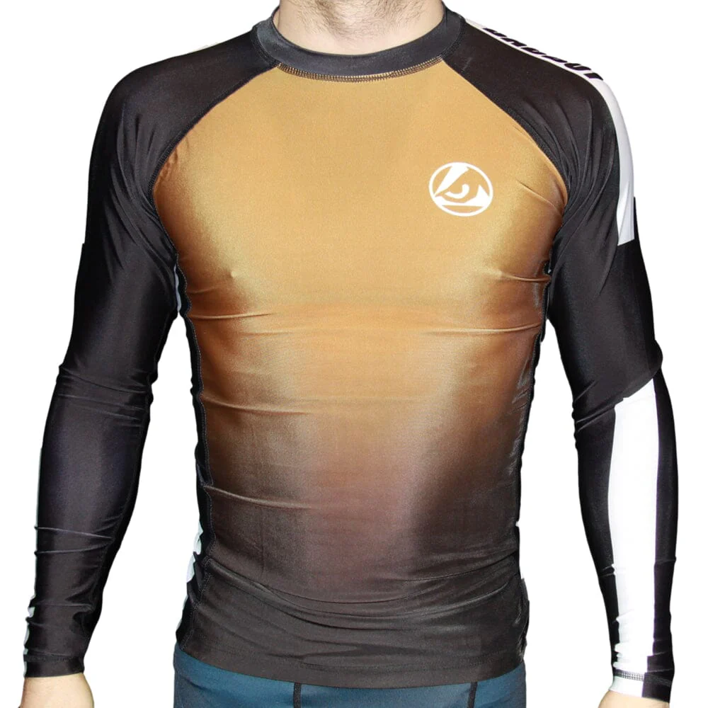 Bad Boy Eyecon Long Sleeve Rashguard Brown