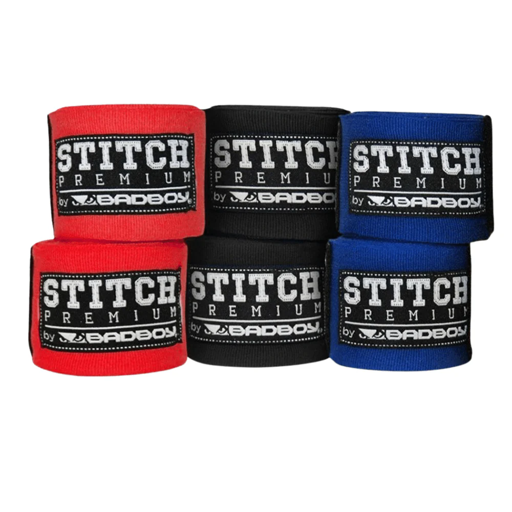 Bad Boy Stitch Premium 5m Hand Wraps Black - Image 6