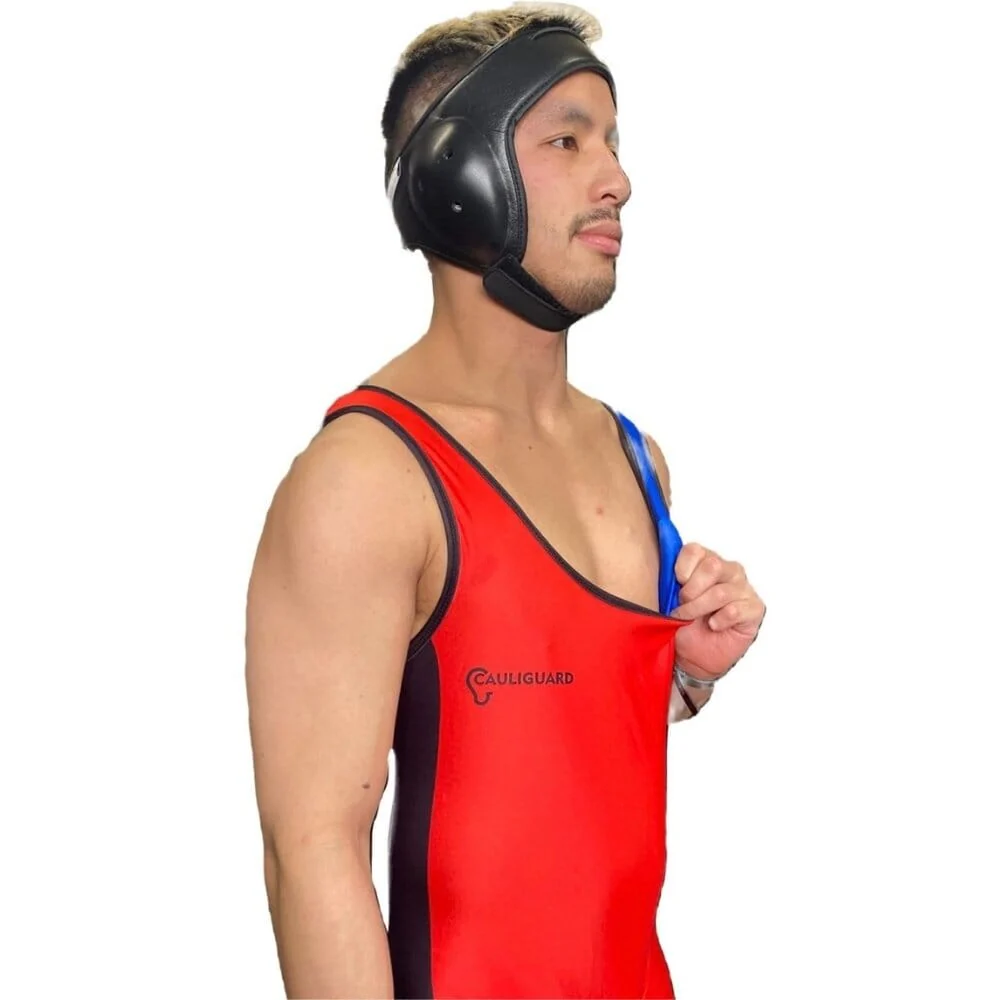 Cauliguard Reversible Wrestling Singlet Blue/Red