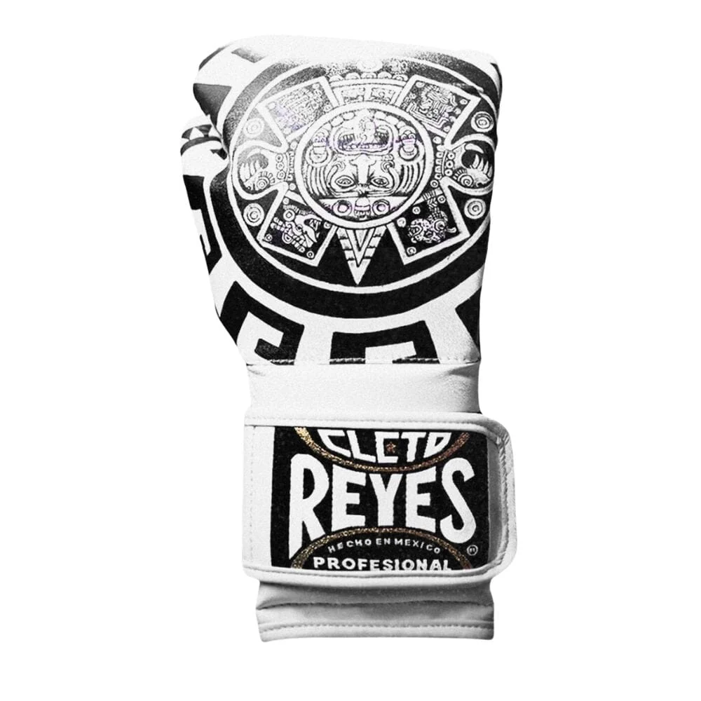 Cleto Reyes Aztec Calendar Boxing Gloves Black/White - Image 5