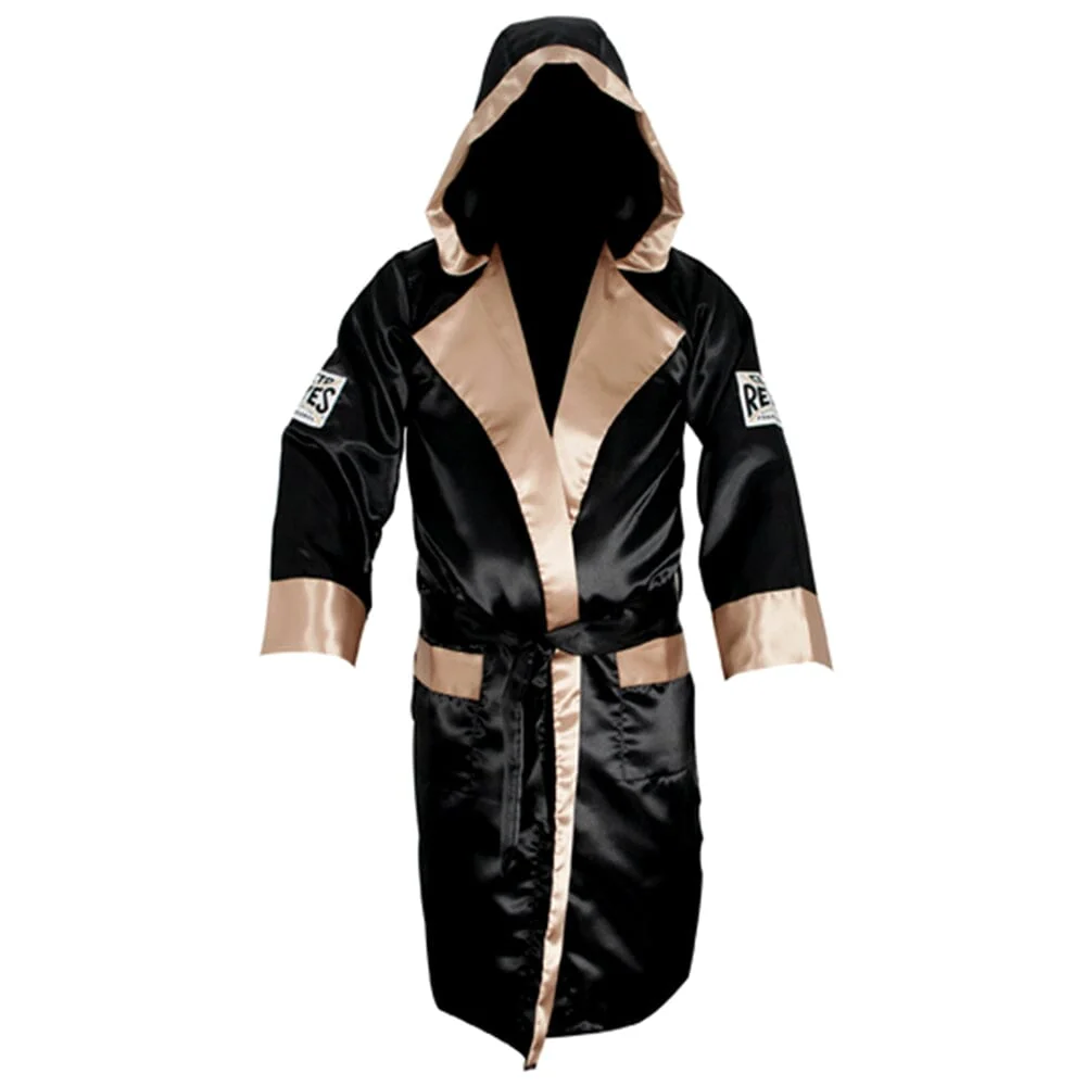 Cleto Reyes Boxing Robe with Hood Black/Gold
