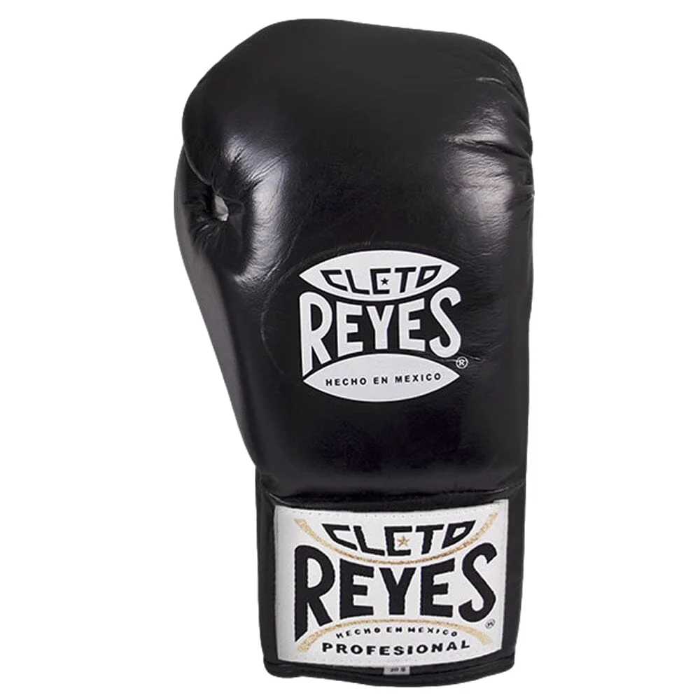 Cleto Reyes Official Professional Boxing Gloves Black/White - Image 2