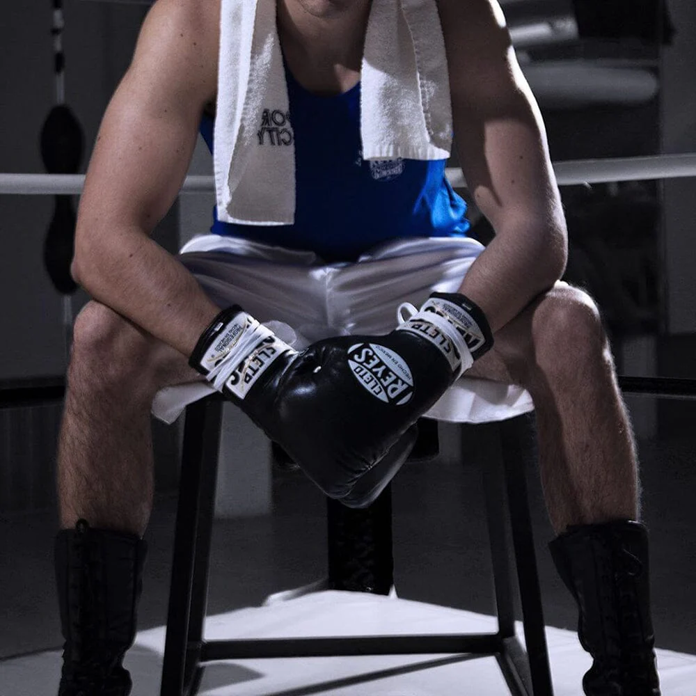 Cleto Reyes Official Professional Boxing Gloves Black/White - Image 4