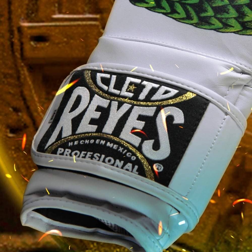 Cleto Reyes Quetzalcoatl Boxing Gloves White/Green - Image 6