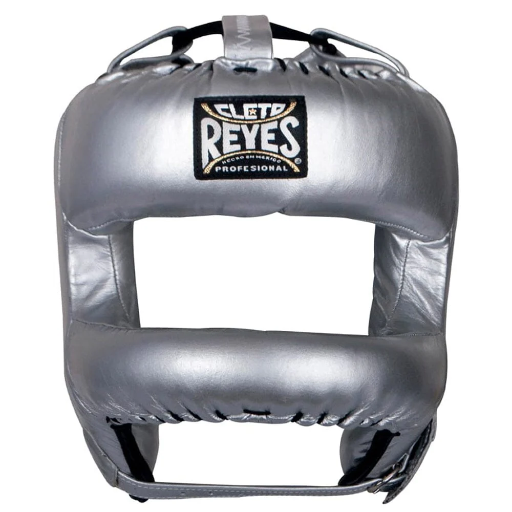 Cleto Reyes Redesigned Head Gear with Nylon Face Bar Silver
