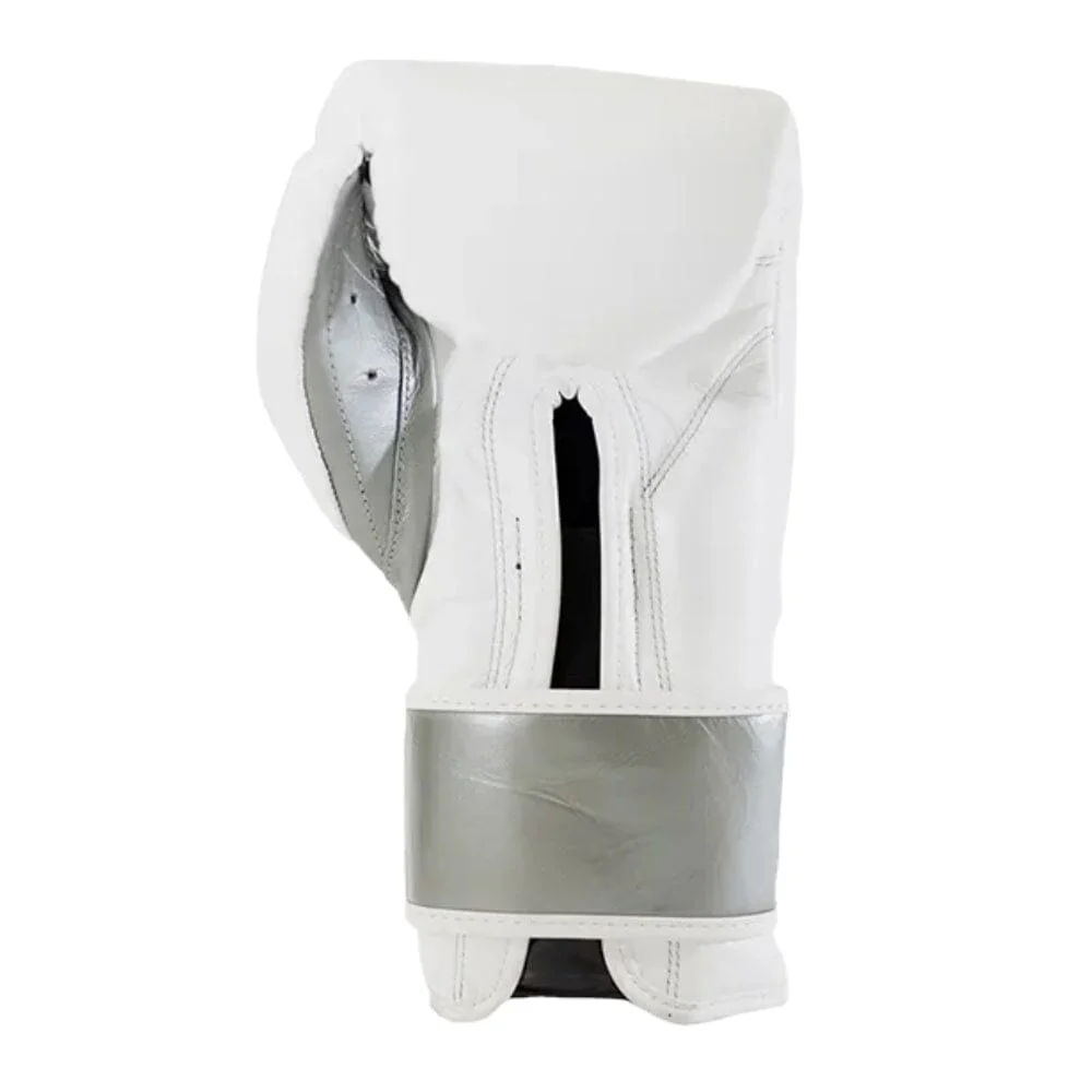 Cleto Reyes Silver Storm Boxing Gloves White/Silver - Image 5