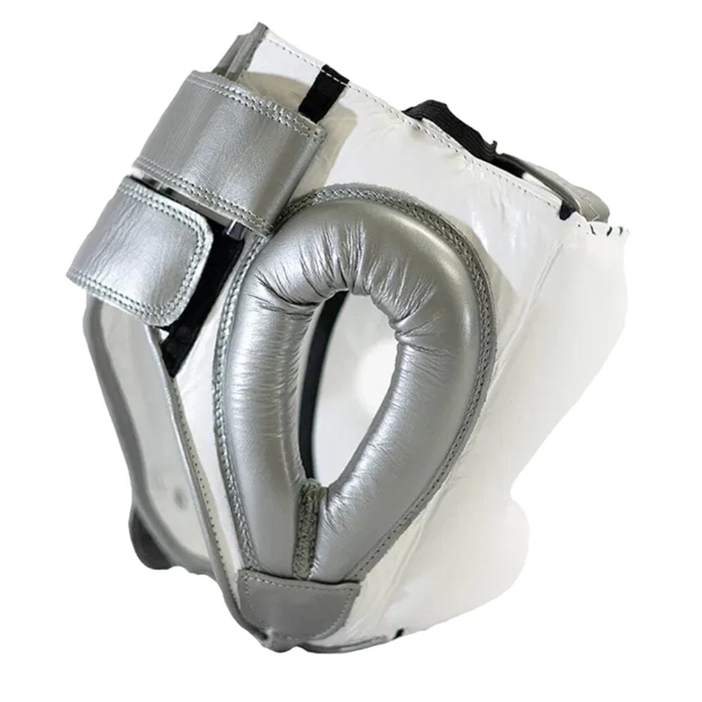 Cleto Reyes Silver Storm Traditional Head Gear White/Silver - Image 4