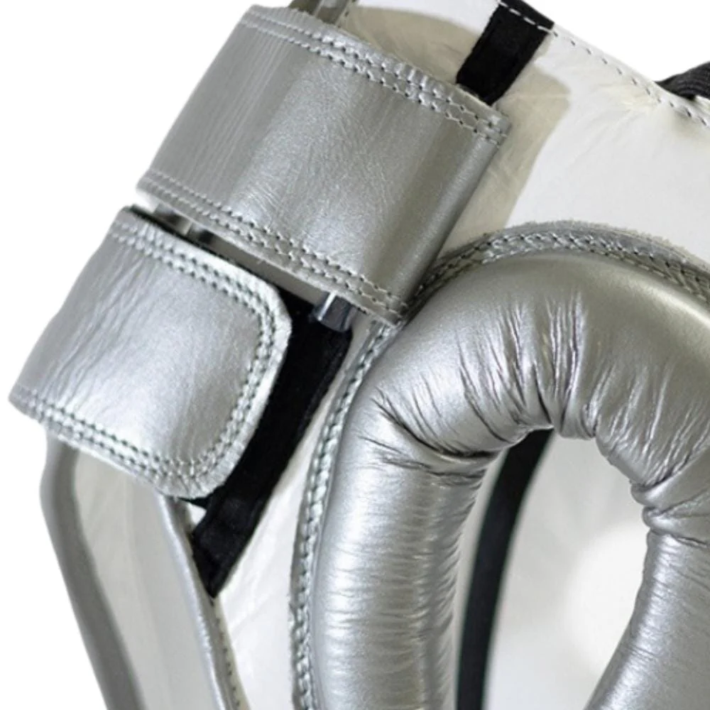 Cleto Reyes Silver Storm Traditional Head Gear White/Silver - Image 5