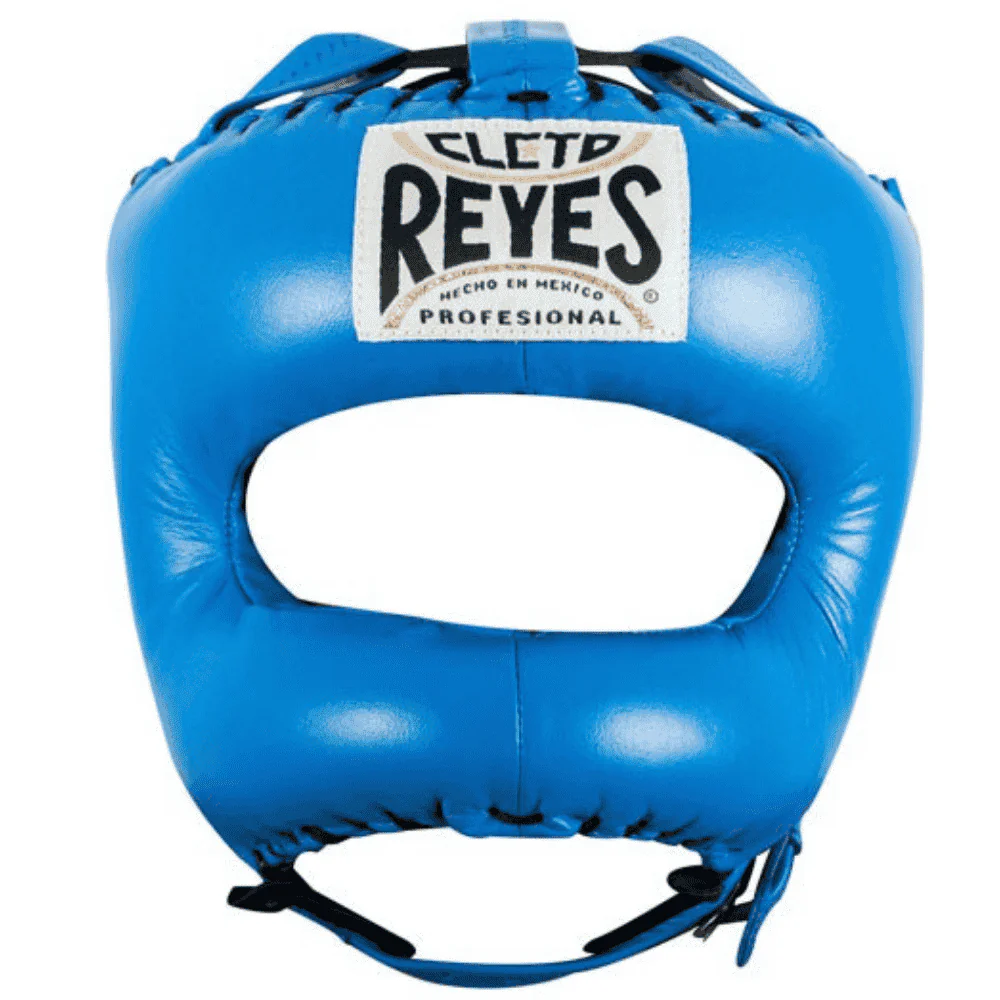Cleto Reyes Traditional Head Gear with Nylon Face Bar Blue