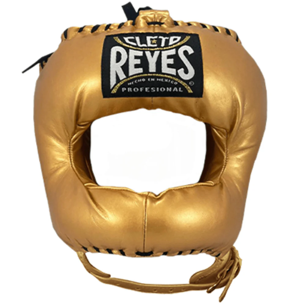 Cleto Reyes Traditional Head Gear with Nylon Face Bar Gold