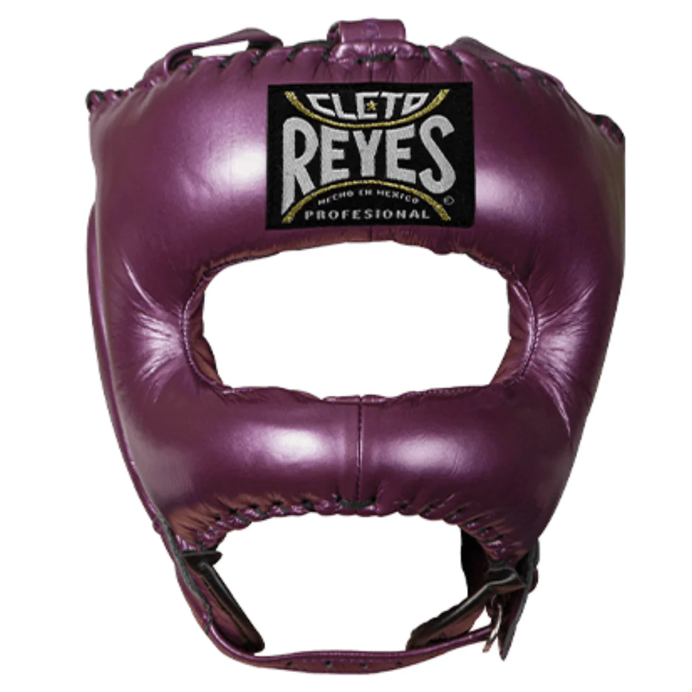 Cleto Reyes Traditional Head Gear with Nylon Face Bar Purple