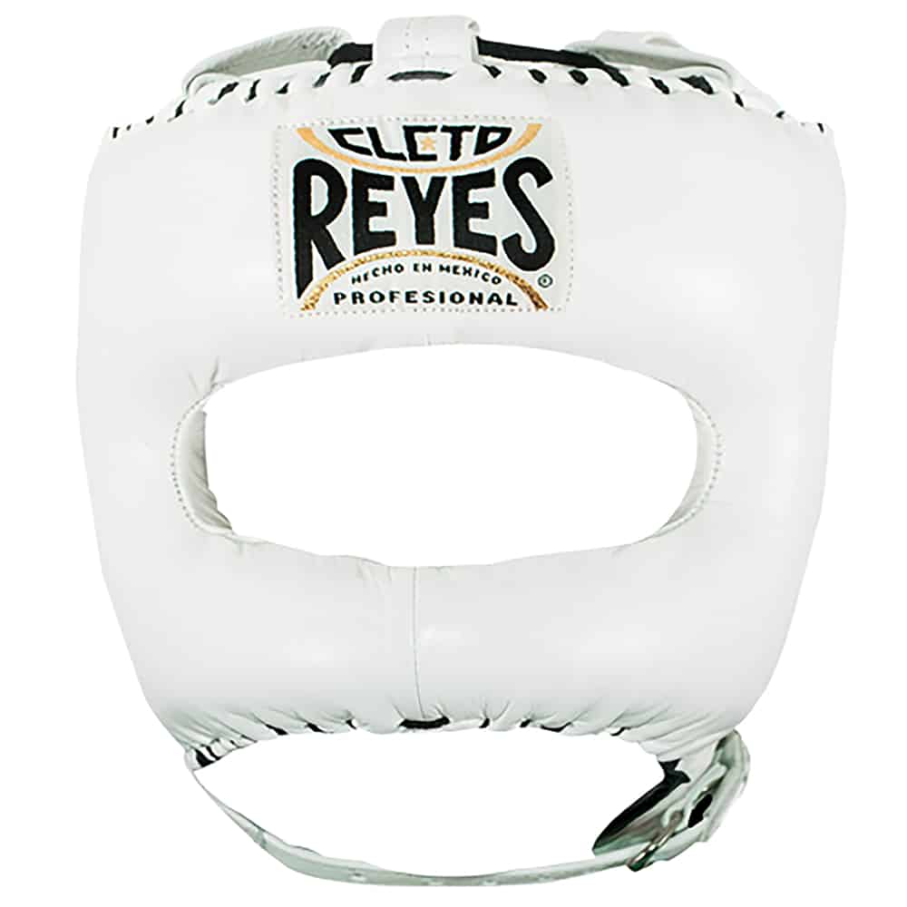 Cleto Reyes Traditional Head Gear with Nylon Face Bar White