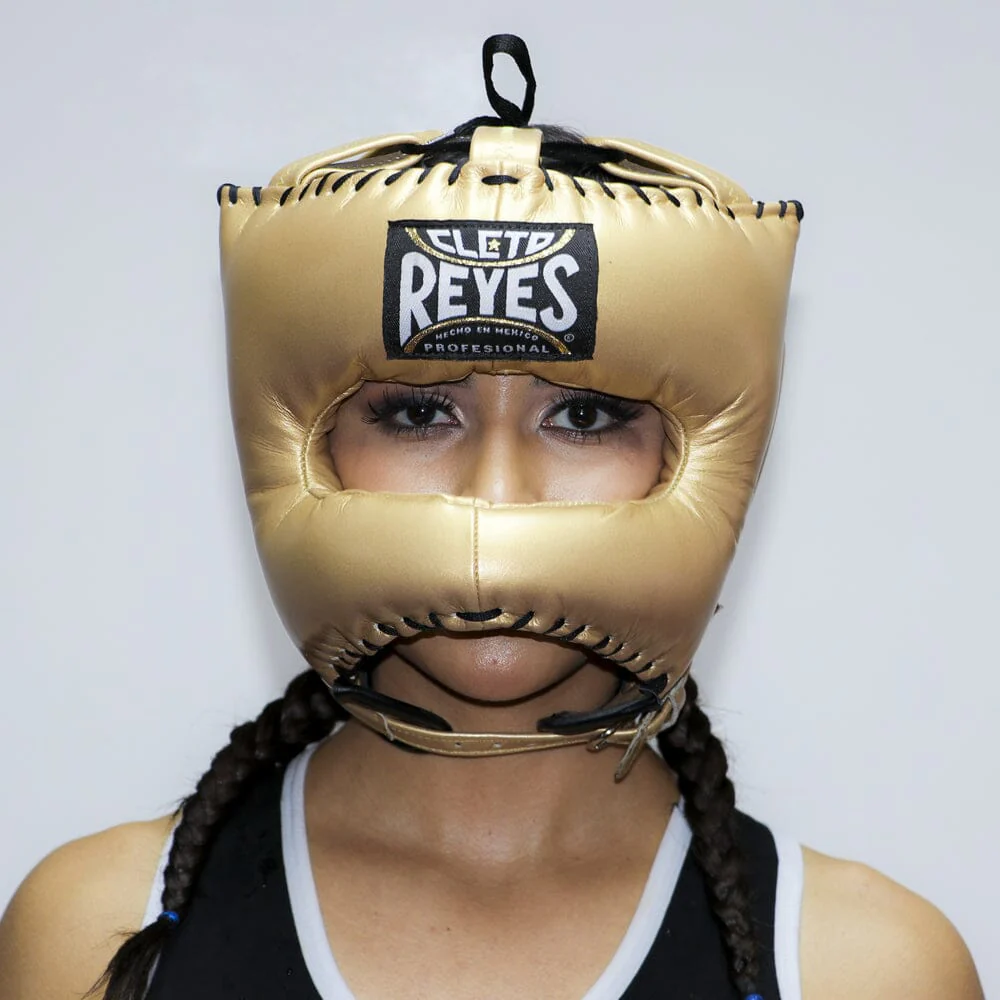 Cleto Reyes Traditional Head Gear with Nylon Face Bar Silver - Image 4