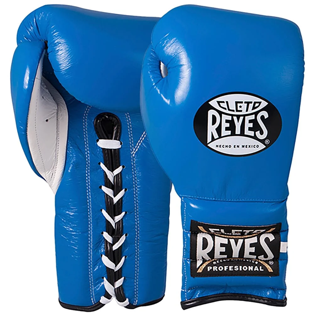 Cleto Reyes Training Boxing Gloves with Laces Blue