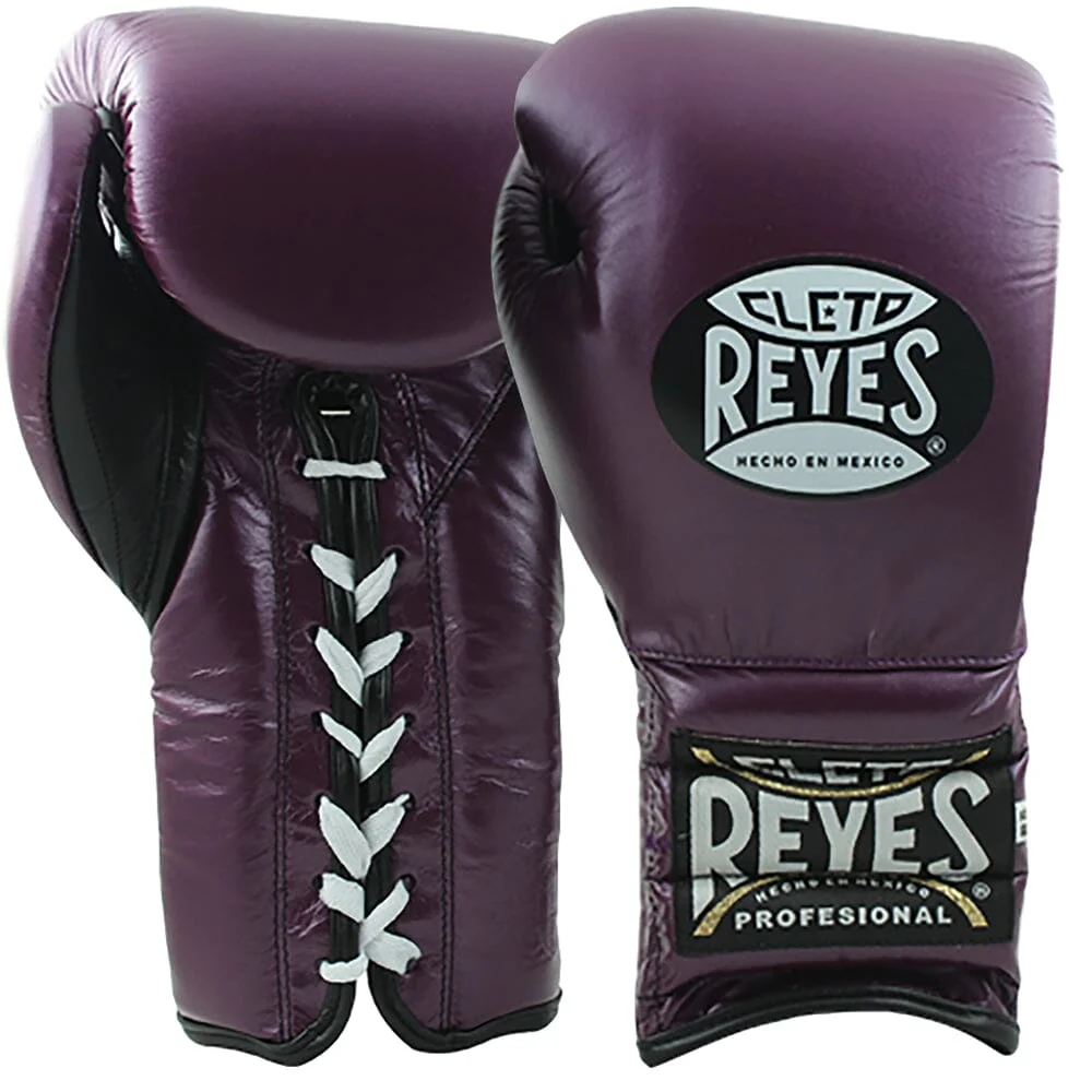 Cleto Reyes Training Boxing Gloves with Laces Purple