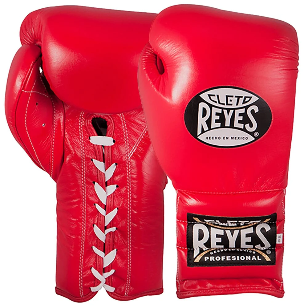 Cleto Reyes Training Boxing Gloves with Laces Red