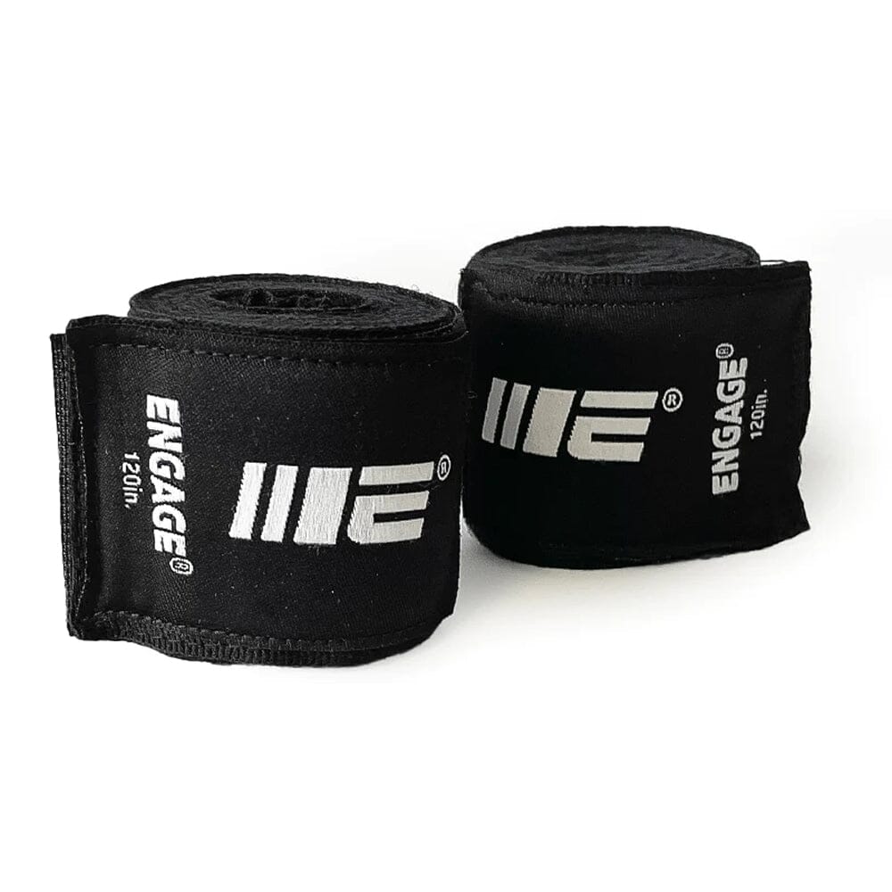 Engage 120-Inch Hand Wraps Black