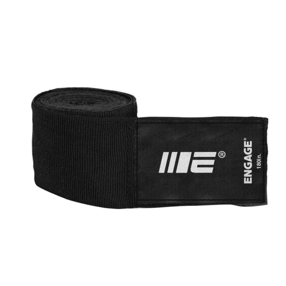 Engage 180-Inch Hand Wraps Black