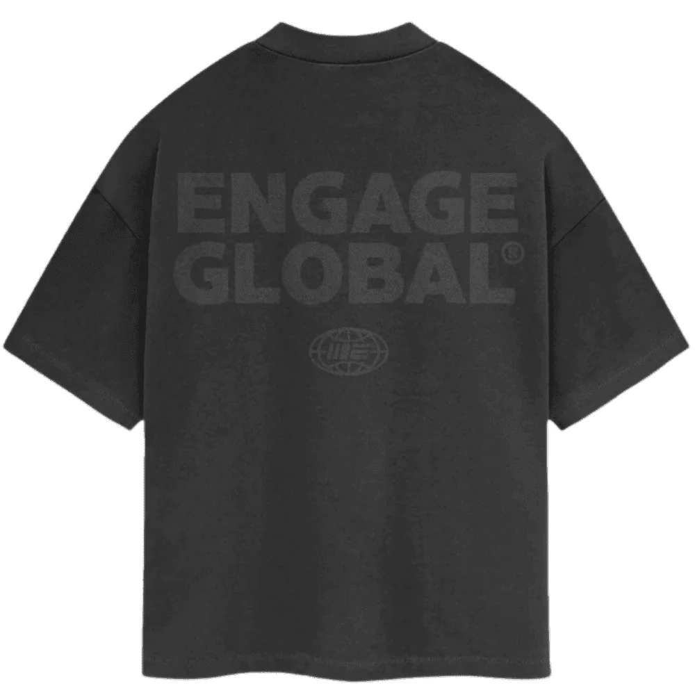 Engage Black Out Oversized T-Shirt - Image 3