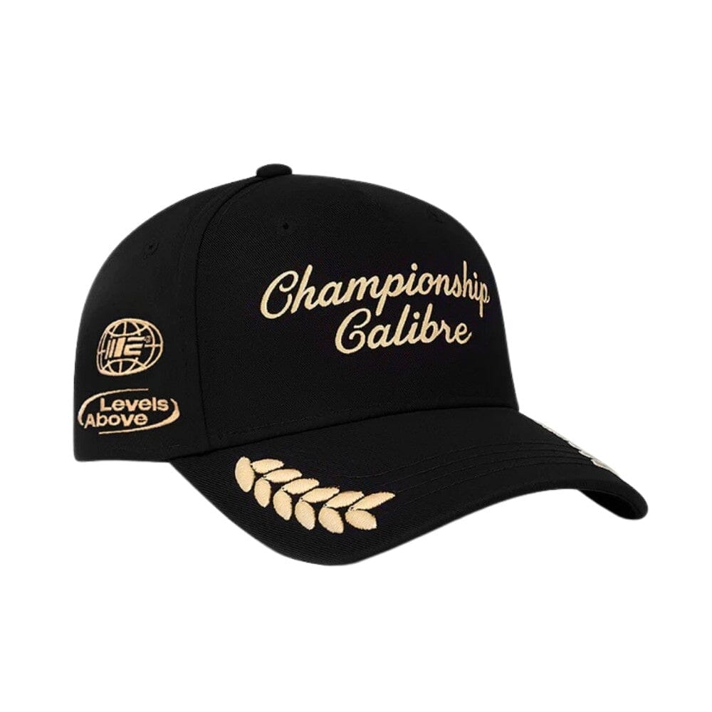 Engage Champion Calibre Snapback Hat Black/Gold - Image 2