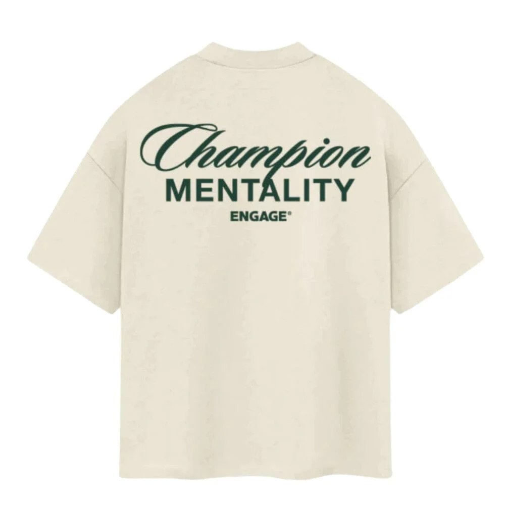 Engage Champion Mentality T-Shirt (Off White)