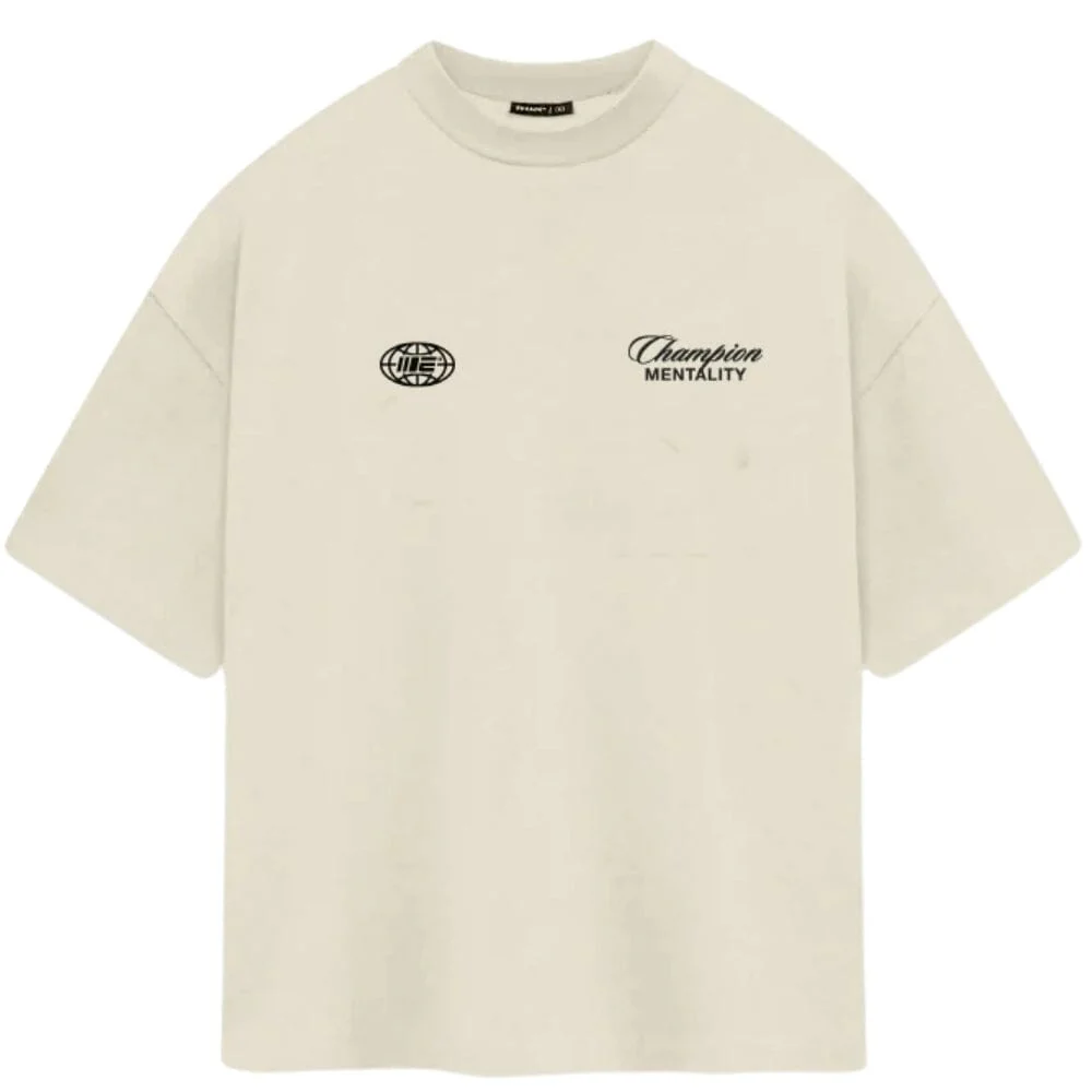 Engage Champion Mentality T-Shirt Off White/Black - Image 2