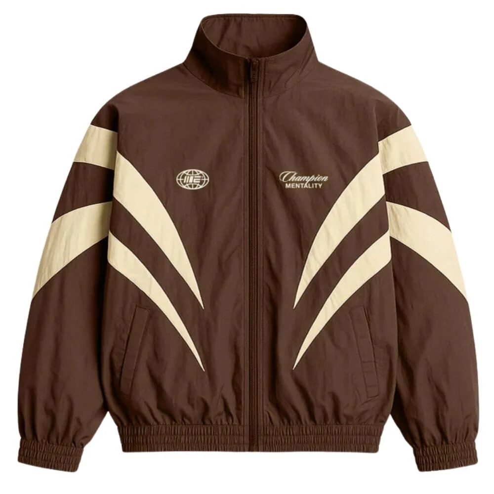 Engage Champion Mentality Track Jacket Brown/White