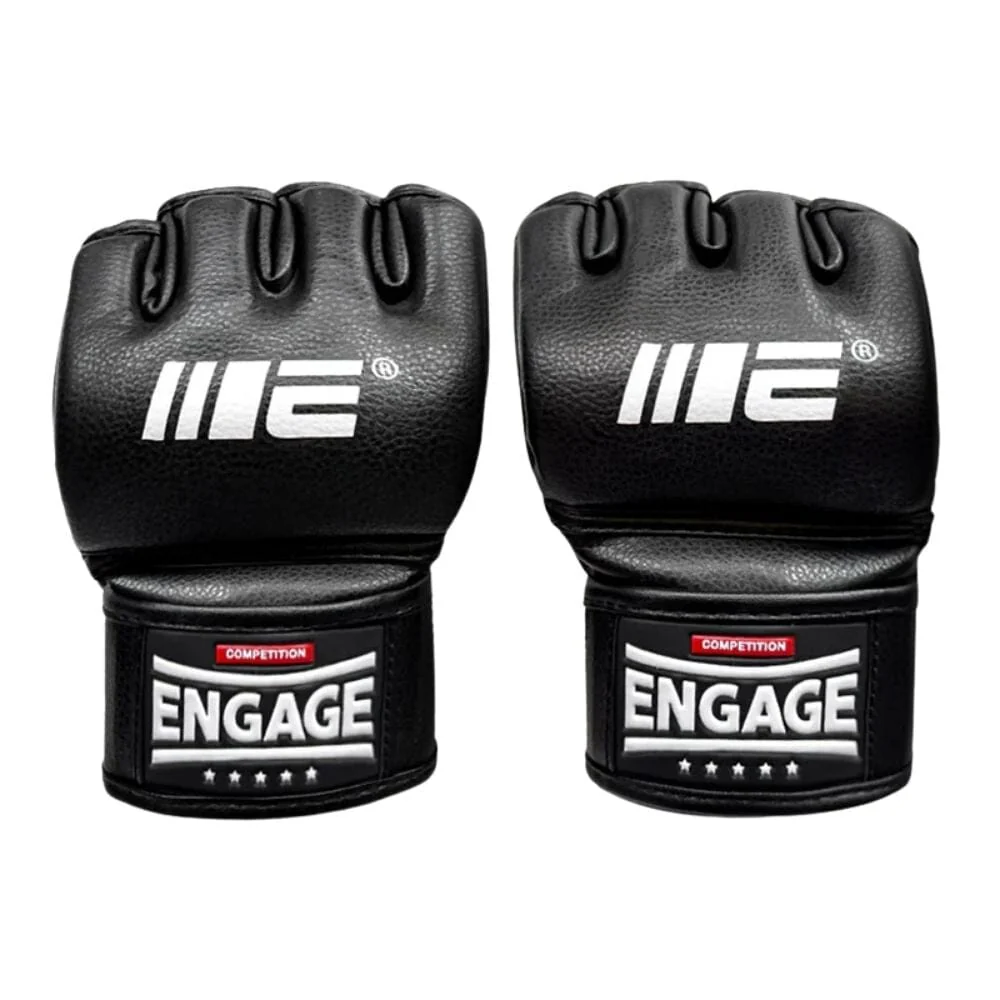 Engage Essential 4oz MMA Grappling Gloves Black - Image 3